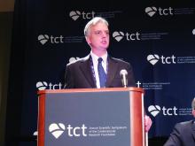 Dr. David Kandzari speaks at the TCT meeting