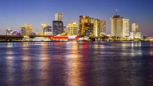 The skyline of the City of New Orleans