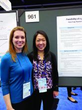 Elyse Tung-Wisner, PharmD (right) and coauthor Annalisa Thomas, PharmD.