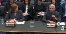 Dr. Messonnier and Dr. Fauci testify before the Oversight Subcommittee of the House Energy and Commerce Committee on Feb. 27.