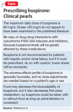 Prescribing buspirone: Clinical pearls