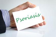 A sign says Psoriasis.