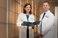 Senior author Dr. Elizabeth Karlson (left) and first author Dr. Jeffrey A. Sparks, both with the Division of Rheumatology, Immunology and Allergy, Brigham and Women’s Hospital and Harvard Medical School, Boston