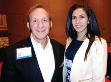 Dr. Eric Strom, professor of radiation oncology, and Dr. Zeina Ayoub, a radiation oncology fellow, at University of Texas MD Anderson Cancer Center, Houston