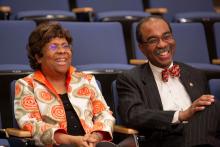 Dr. E. Albert Reece and his wife, Sharon Reece