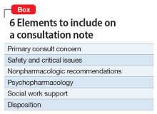 6 Elements to include on a consultation note image