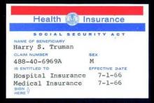 President Harry S. Truman received the first Medicare registration card in 1965.