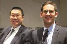 Mr. Graham Peigh (right) and Dr. Hitoshi Hirose