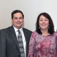 Dr. Ronald Walters, chair, National Comprehensive Cancer Network, and Dr. Ruth O'Regan, vice chair