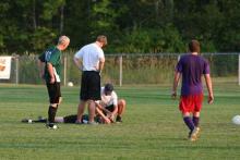 Soccer head injury