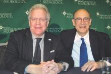 Dr. David M Simpson (left) and Dr. Mark Hallett are among the authors of the 2016 American Academy of Neurology botulinum toxin treatment guidelines.